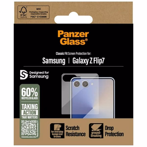PanzerGlass Classic Fit karkaistu lasi Samsung Galaxy Z Flip7