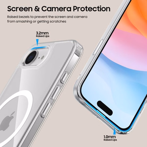 Tech-Protect FlexAir Hybrid MagSafe Case for iPhone 16e / 17e - Clear