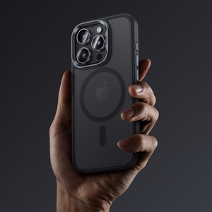 Benks Magnetic Mist Suojakuori metallikehyksellä iPhone 16 Plus:lle musta