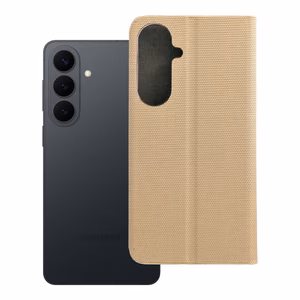 Läppäsuojakuori Samsung S26 PLUS:lle Sensitive Book kultainen