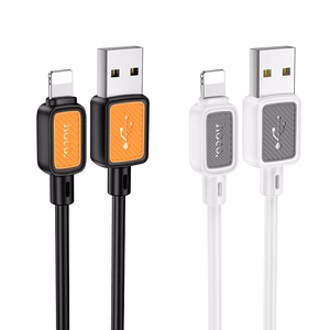 Kaapeli USB-A Lightning Hoco 2,4A 1 m X108 valkoinen
