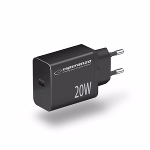 Esperanza EZC104K verkkolaturi 20W musta