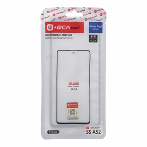 LCD stikliukas G+OCA Pro A52 2021 A525 / A526 / A52s A528 / A53 A536 / S20 FE G780 su OCA