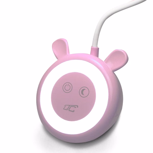 LED Nallekarhupöytälamppu 3W, 3000/4500/6000K, säädettävä, 1200mAh, vaaleanpunainen, LTC
