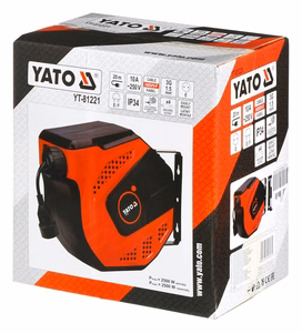 Yato YT-81221 – 20 m jatkojohtokela yhdellä pistorasialla