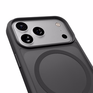Puro Gradient TPU MagSafe -yhteensopiva Suojakuori iPhone 17 Pro Max:lle - harmaa