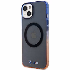 BMW BMHMP14SHTGE Suojakuori iPhone 14 6.1" harmaa/harmaa hardcase Gradient Bumper MagSafe