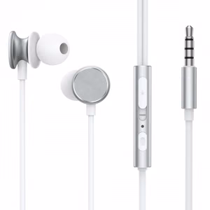 Wired Earphones JR-EW03, Half in Ear (Silver)