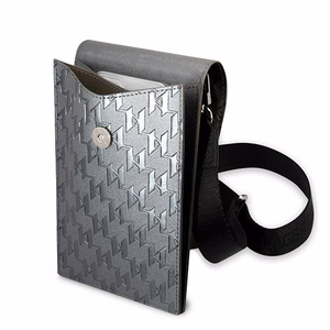 Karl Lagerfeld Ikonik Karl Monogram Patch bag - silver