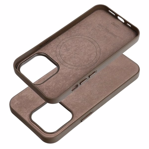Suojakuori iPhone 13 PRO:lle Woven Mag Cover MagSafe-yhteensopiva vaaleanruskea