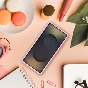 Sappy Suojakuori Samsung A15 4G / A15 5G:lle vaaleanpunainen
