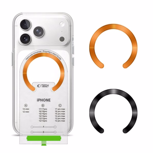 Tech-Protect MMP-210 MagSafe 2-Pack Magneettinen rengas - oranssi / musta