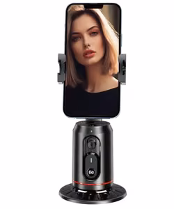 T-PHOX ICIRCLE GIMBAL/TRIPOD FACE TRACKING AI 360 BLACK HOLDER
