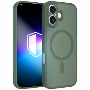 3mk Misty MagCase suojakuori iPhone 16 - vihreä