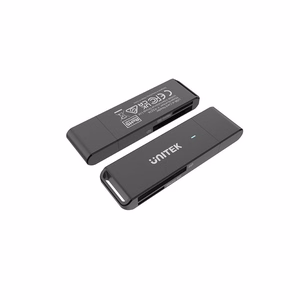 UNITEK Y-9327A muistikortinlukija USB 3.2 Gen 1 (3.1 Gen 1) Type-A musta