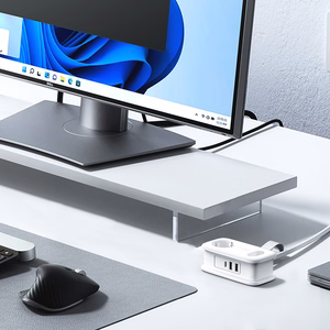 Orico AP3 65W GaN 6in1 jatkojohto 2x AC + 2x USB-A + 2x USB-C - valkoinen