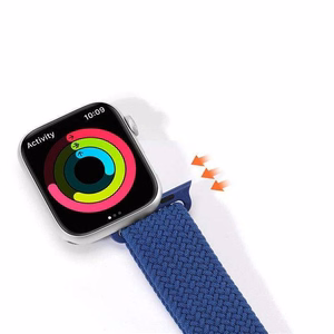 Dux Ducis MIXTURE PRO joustava punottu ranneke Apple Watch 38 / 40 / 41 mm:lle sininen