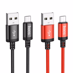 Hoco USB-A - Micro USB -kaapeli 2,4A 1 m X89 musta