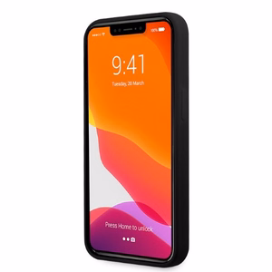 Ferrari FESSIHMP13XBK iPhone 13 Pro Max 6.7" musta/musta kova Silikoninen Suojakuori MagSafe