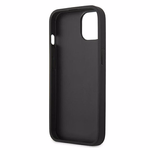 Karl Lagerfeld Saffiano Ikonik Karl's Patch Kotelo iPhone 13 mini - Musta