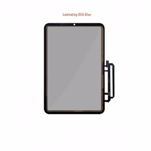 Kosketusnäytön digitoija Pro+ Apple iPad Mini 6 (2021):lle, musta, lasi + OCA XH 250um