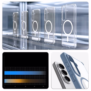 Spigen Ultra Hybrid Mag MagSafe Case for Samsung Galaxy S26+ - Clear Blue