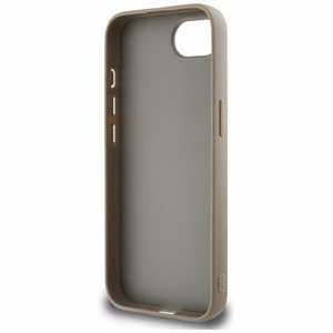 DKNY Repeat Texture Pattern Tonal Stripe Suojakuori iPhone 16e:lle - beige