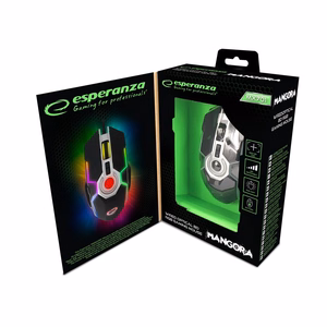 Esperanza EGM701 mouse Right-hand USB Type-A Optical 7200 DPI