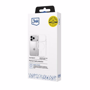 3mk Armor MagCase iPhone 17 Pro:lle - Läpinäkyvä