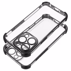 Suojakuori iPhone 16e (SE 4 2025) / 17e:lle Antishock Electro musta