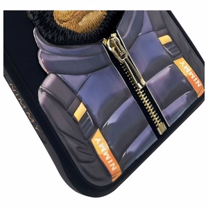 NIMMY Suojakuori COOL&CUTE 2.0 Monkey iPhone 15 Pro:lle - musta