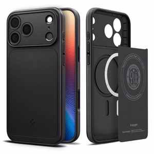 Spigen Thin Fit MagSafe Suojakuori iPhone 17 Pro Max:lle - musta