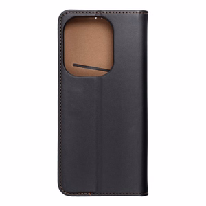 SMART PRO Book nahkainen suojakuori Xiaomi Redmi Note 13 Pro 4G / POCO M6 Pro 4G:lle musta