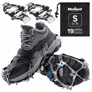 REBEL ACTIVE traction cleats for hiking shoes, size S, 32–36