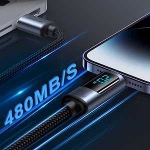 Joyroom Prism Series A16 Lightning / USB-C PD 20W kaapeli 1.2m - musta