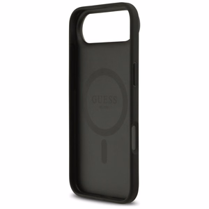 Guess 4G Circle Classic Logo MagSafe Suojakuori iPhone Airille - musta
