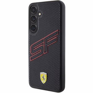 Ferrari Big SF perforoitu suojakuori Samsung Galaxy S24+:lle - musta