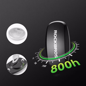 Rockbros HRM812 Bluetooth ANT+ -sykevyö, IP67 – väri: musta
