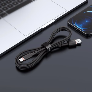 Acefast kaapeli MFI USB - Lightning 1.2m, 2.4A musta (C2-02 black)