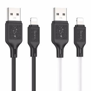 Hoco USB-A - Lightning -kaapeli 2,4A 1 m X90 - musta