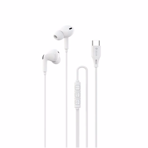 Devia langalliset kuulokkeet Kintone A3 Digital USB-C valkoiset
