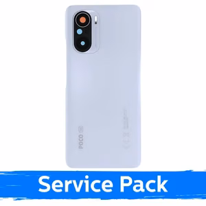 Back Cover Compatible With Xiaomi Poco F3 / Arctic White / (Service Pack)