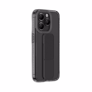 Amazing Thing Titan Pro Holder Suojakuori 10FT IP156.7PTHBK iPhone 15 Pro Max:lle musta jalustalla