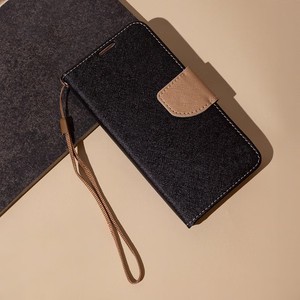 Smart Fancy Suojakuori iPhone 16 Pro Max 6,9:lle musta-kultainen