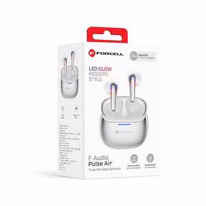 Forcell F-Audio Pulse Air ENC TWS wireless earbuds – silver