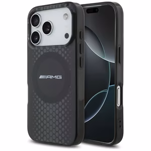 AMG Double Layer Transparent Graphics MagSafe -suojakuori iPhone 17 Pro - musta