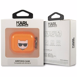 Karl Lagerfeld Choupette case for AirPods 3 - orange