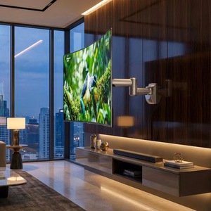 TV Wall Mount Bracket LCD LED Plasma 23-42'' up to 30kg max vesa 200x200 Silver