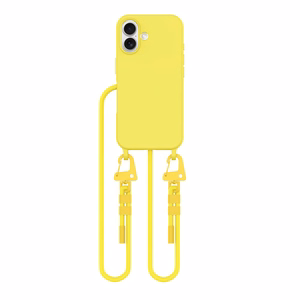 Tech-Protect MagNecklace MagSafe Suojakuori kaulanauhasolmulla iPhone 16:lle - Keltainen