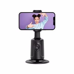 Inteligent selfie with face recognition tracking and gesture recognition P1 black